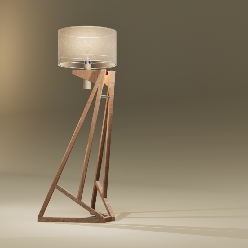 Low Floor Lamp - Triangle - Imagen 2