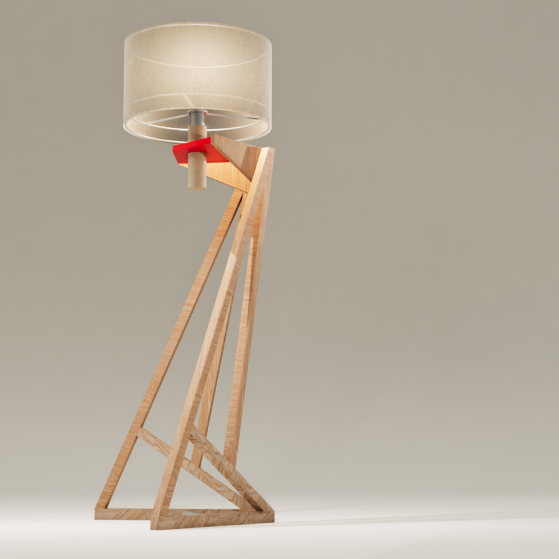 Low Floor Lamp - Triangle - Imagen 3