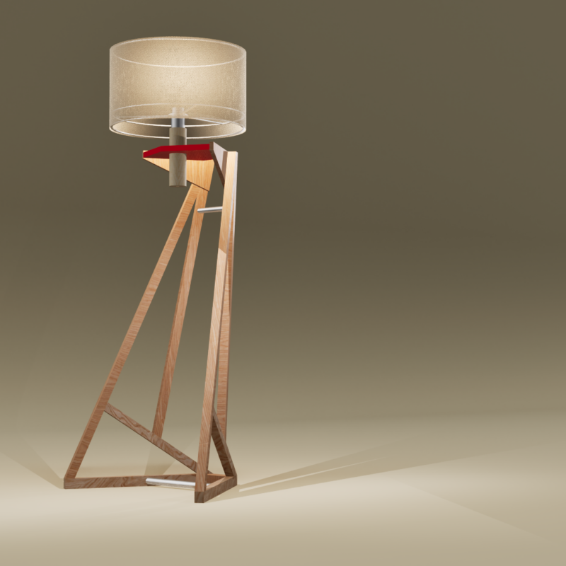 Low Floor Lamp - Triangle