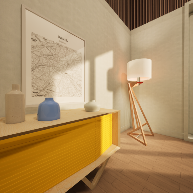 Low Floor Lamp - Triangle - Imagen 5